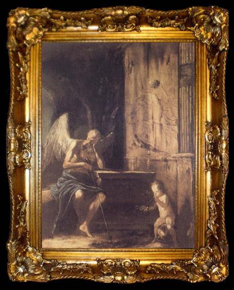 framed  Johann Heinrich Schonfeldt II Tempo, ta009-2